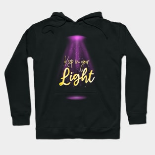 Keep In Your Light - Purple Yellow Hoodie